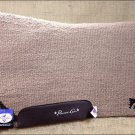 TAN CHOCOLATE PROFESSIONAL CHOICE CONTOURED WOOL NAVAJO BLANKET HORSE SADDLE PAD