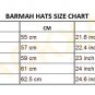 SMALL BARMAH SQUASHY BRONCO HAT FOLDABLE LEATHER UV WATER RESIST CHOCOLATE