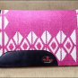 PINK WHITE HILASON WESTERN NEW ZEALAND WOOL SADDLE BLANKET HORSE RODEO