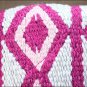 PINK WHITE HILASON WESTERN NEW ZEALAND WOOL SADDLE BLANKET HORSE RODEO
