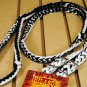 NEW Braided Poly Barrel Racing Contest Reins Flat W/Easy Grip Knots 1" X 8ft.