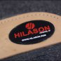 FP103-F HILASON WESTERN GREY WOOL FELT SADDLE PAD W/ LEATHER BORDER