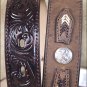 26 X 1 1/4" 3D DARK BROWN BOYS WESTERN FASHION LEATHER BELT W/ SILVER CONCHO