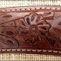 DARK BROWN HILASON WESTERN HAND TOOLED LEATHER HORSE BRIDLE BREAST COLLAR