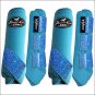 LARGE PROFESSIONAL CHOICE SPORTS MEDICINE HORSE LEG 4 BOOTS TURQUOISE GLITTER