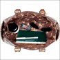 AW742 AMERICAN WEST BLACK LEATHER LADIES CONVERTIBLE SATCHEL SHOULDER HANDBAG