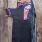 CH807F- HILASON BULL RIDING SOFT SMOOTH LEATHER PRO RODEO WESTERN CHAPS BLACK