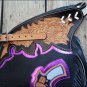 CH807F- HILASON BULL RIDING SOFT SMOOTH LEATHER PRO RODEO WESTERN CHAPS BLACK