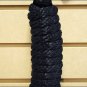 HILASON HORSE TACK BLACK BRAIDED POLY LEAD ROPE NICKEL PLATED IRON BUFFALO SNAP