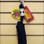 HILASON HORSE TACK BLACK BRAIDED POLY LEAD ROPE NICKEL PLATED IRON BUFFALO SNAP