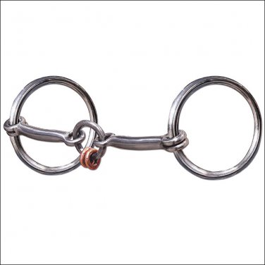 PROFESSIONAL CHOICE KEN MCNABB RING SNAFFLE LIFESAVER MOUTH HORSE BIT