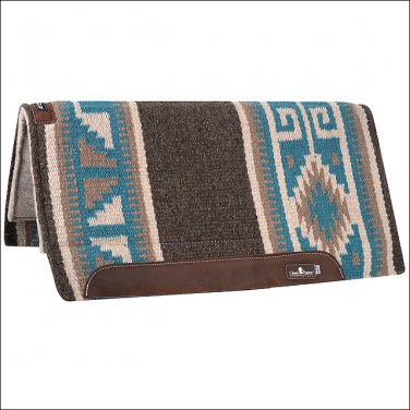 32" X 34" CLASSIC EQUINE ESP WOOL FOAM DURABLE HORSE SADDLE TOP PAD TURQUOISE