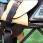 TW101DBTQ-F HILASON BROWN TREELESS WESTERN TRAIL BARREL RACING SADDLE 17"