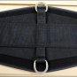 NEW SHARKSKIN NEOPRENE HORSE CINCH ROPER GIRTH STAINLESS STEEL HARDWARE BLACK