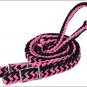 WEAVER BRAIDED NYLON BARREL HORSE REINS NICKEL PLATED CONWAY BUCKLE