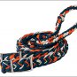 WEAVER BRAIDED NYLON BARREL HORSE REINS NICKEL PLATED CONWAY BUCKLE