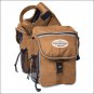 BROWN WEAVER WESTERN HORSE SADDLE HORN 600D POLYESTER TRAIL GEAR POMMEL BAGS