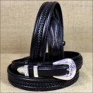 TONY LAMA BLACK CRAFTSMAN RANGER MEN'S LEATHER BELT COWBOY TRAIL RIDER