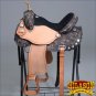 TT316BKRO-F HILASON FLEX-TREE BARREL RACING TRAIL PLEASURE WESTERN SADDLE 17"