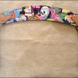 T58 WESTERN LEATHER HORSE HEADSTALL BRIDLE BREAST COLLAR SET FUN PRINT