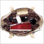 AMERICAN WEST LEATHER FLOWER CHILD LADIES SHOPPER TOTE SHOULDER HAND BAG PURSE