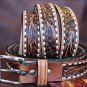 42 inch NEW HILASON BROWN HANDMADE WESTERN WORK LEATHER MEN GUN HOLSTER BELT