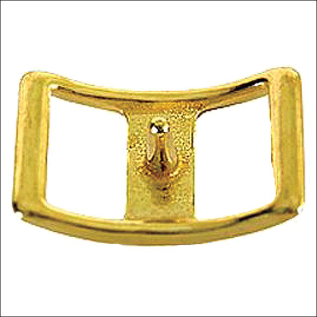 3/4" HILASON SOLID BRASS CONWAY BUCKLE HORSE WESTERN TACK