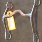 METALAB STAINLESS STEEL CURB HORSE BIT MEDIUM PORT COPPER MOUTH BY PARTRADE