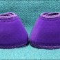 SMALL TOUGH 1 NO TURN QUICK WRAP VENTED NEOPRENE HORSE BELL BOOTS PURPLE