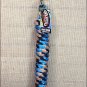 BLACK TURQUOISE TAN WEAVER TACK HORSE POLY LEAD ROPE W/ SOLID BRASS 225 SNAP