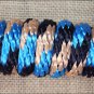 BLACK TURQUOISE TAN WEAVER TACK HORSE POLY LEAD ROPE W/ SOLID BRASS 225 SNAP