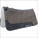 PROFESSIONAL CHOICE COWBOY FELT DELUXE AIR RIDE HORSE ROPER SADDLE PAD CHARCOAL