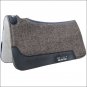 PROFESSIONAL CHOICE COWBOY FELT DELUXE AIR RIDE HORSE ROPER SADDLE PAD CHARCOAL