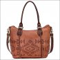 AMERICAN WEST LEATHER MYSTIC SHADOW LADIES BUCKET TOTE SHOULDER HAND BAG PURSE