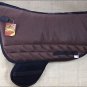 TA102F- HILASON WESTERN TREELESS SADDLE PAD GEL WITH ANTI SLIP - BROWN