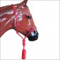 NEW PROFESSIONAL 5/16 in. POLY ROPE HALTER HEADSTALL W/ 8 ft. LEAD - HORSE SIZE