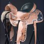 OS203RO 15" HILASON WESTERN LEATHER BARREL RACING TRAIL PLEASURE HORSE SADDLE