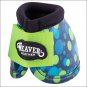 NAVY LIME BUBBLE WEAVER FASHION NO TURN MEDIUM HORSE BELL BOOTS