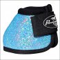 GLITTER TURQUOISE MED PROFESSIONAL CHOICE SECURE FIT OVERREACH HORSE BELL BOOTS