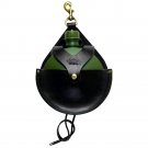 TUCKER CANTEEN AND LEATHER HOLDER WITH BRASS SNAP BLACK 2 QUARTS