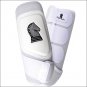 MEDIUM CLASSIC EQUINE CROSSFIT NEOPRENE HORSE HIND LEG PROTECT BOOTS PAIR WHITE