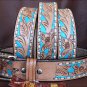 42 inch NEW HILASON TAN HANDMADE WESTERN WORK LEATHER MEN GUN HOLSTER BELT