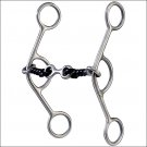 HILASON STAINLESS STEEL SHORT SHANK LIFTER HORSE BIT DOG BONE MOUTH