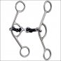 HILASON STAINLESS STEEL SHORT SHANK LIFTER HORSE BIT DOG BONE MOUTH