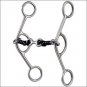 HILASON STAINLESS STEEL SHORT SHANK LIFTER HORSE BIT DOG BONE MOUTH