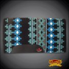 FE348-F HILASON 34X40 WESTERN NEW ZEALAND WOOL SADDLE BLANKET TURQUOISE