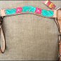S272 NEW HILASON WESTERN LEATHER HORSE BREAST COLLAR HAND PAINT GREEN RED