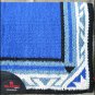 F223 ROYAL BLUE HILASON WESTERN NEW ZEALAND WOOL SADDLE BLANKET HORSE RODEO