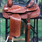OS065MRED 16" HILASON BIG KING WESTERN WADE RANCH ROPING COWBOY HORSE SADDLE