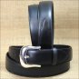 46" TONY LAMA BLACK SMOOTH LEATHER LONGHORN DRESS MEN BELT 1-3/8" Wide